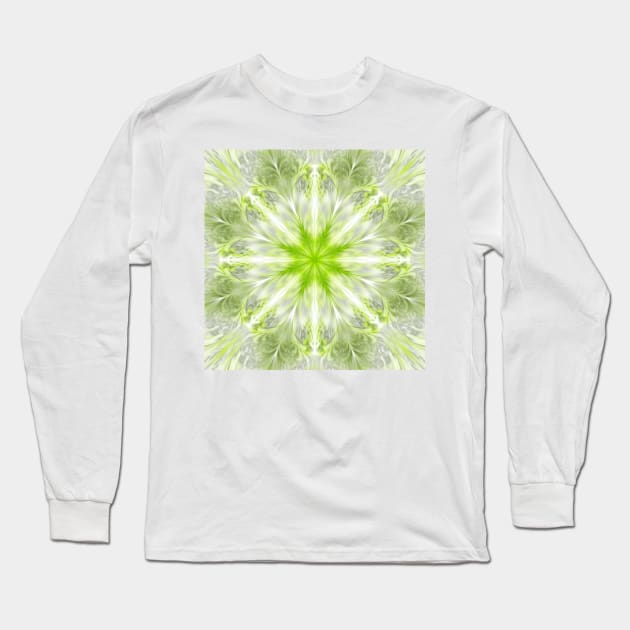 Fractal flower Long Sleeve T-Shirt by krinichnaya